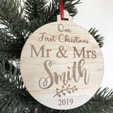 First Christmas as Mr & Mrs